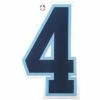 4" Navy On Powder Blue On White Precision-Cut Number -Cheap Bats Store N4 SUB NPBW Default