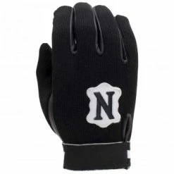 Neumann Officials Gloves Neumann All-Black Officials Gloves 7 Neumann Officials Gloves Neumann All-Black Officials Gloves -Cheap Bats Store NEU LEATHER BK Neumann Leather Palm Officials Gloves Black Back View
