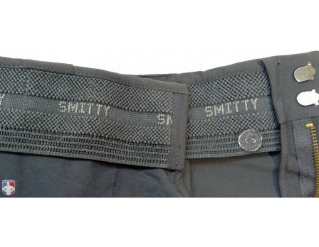 Smitty Umpire Smitty Performance Poly Spandex Charcoal Grey Flat Front Umpire Plate Pants With Expander Waistband 7 Smitty Umpire Smitty Performance Poly Spandex Charcoal Grey Flat Front Umpire Plate Pants With Expander Waistband - Image 5