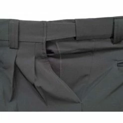 Smitty Umpire Smitty Performance Poly Spandex Charcoal Grey Umpire Plate Pants With Expander Waistband -Cheap Bats Store Poly Spandex Expander Waistband Stretched 1