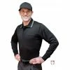 Smitty Umpire Smitty Long Sleeve Body Flex Umpire Shirt - Black -Cheap Bats Store S308 BK Smitty Long Sleeve Body Flex Umpire Shirt Black Worn