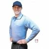 Smitty Umpire Smitty Long Sleeve Body Flex Umpire Shirt - Powder Blue -Cheap Bats Store S308 PB Smitty Long Sleeve Body Flex Umpire Shirt Powder Blue Worn 1
