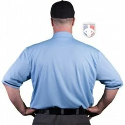 Smitty Umpire Smitty Vertical Stripe Umpire Shirt - Polo Blue 14 Smitty Umpire Smitty Vertical Stripe Umpire Shirt - Polo Blue -Cheap Bats Store S310 PB Back