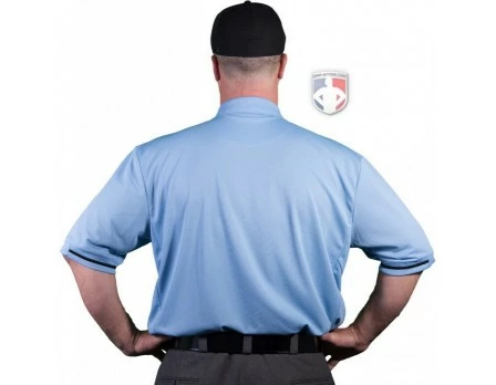 Smitty Umpire Smitty Vertical Stripe Umpire Shirt - Polo Blue 6 Smitty Umpire Smitty Vertical Stripe Umpire Shirt - Polo Blue - Image 4