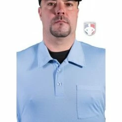 Smitty Umpire Smitty Vertical Stripe Umpire Shirt - Polo Blue 16 Smitty Umpire Smitty Vertical Stripe Umpire Shirt - Polo Blue -Cheap Bats Store S310 PB Collar