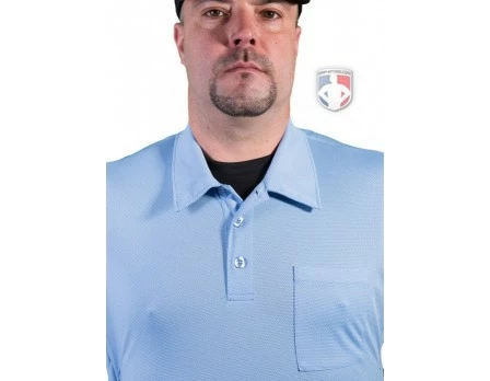 Smitty Umpire Smitty Vertical Stripe Umpire Shirt - Polo Blue 8 Smitty Umpire Smitty Vertical Stripe Umpire Shirt - Polo Blue - Image 6