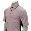 Smitty Umpire Smitty Major League Replica Umpire Shirt - Pink With Black -Cheap Bats Store S312 PK SMITTY MAJOR LEAGUE REPLICA UMPIRE SHIRT PINK WITH BLACK Front View