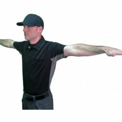 Smitty Umpire Smitty V2 Major League Replica Umpire Shirt - Black With Charcoal Grey -Cheap Bats Store S314 BK Smitty V2 Major League Replica Black with Charcoal Grey Worn Safe