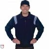 Smitty Umpire Smitty Traditional Half-Zip Umpire Jacket - Navy And Powder Blue