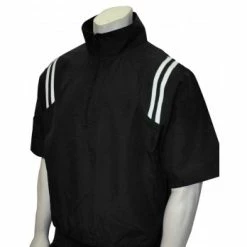 Smitty Umpire Smitty Traditional Half-Zip Short Sleeve Umpire Jacket - Black And White 9 Smitty Umpire Smitty Traditional Half-Zip Short Sleeve Umpire Jacket - Black And White -Cheap Bats Store S324 BK WH Smitty Traditional Half Zip Short Sleeve Umpire Jacket Black and White
