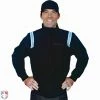 Smitty Umpire Smitty Major League Style Fleece Lined Umpire Jacket - Black And Polo Blue 1 Smitty Umpire Smitty Major League Style Fleece Lined Umpire Jacket - Black And Polo Blue -Cheap Bats Store S330 BK PB Smitty Major League Style Fleece Lined Umpire Jacket Black with Powder Blue Front View 2