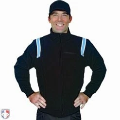 Smitty Umpire Smitty Major League Style Fleece Lined Umpire Jacket - Black And Polo Blue