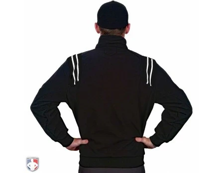 Smitty Umpire Smitty Major League Style Fleece Lined Umpire Jacket - Black And White 4 Smitty Umpire Smitty Major League Style Fleece Lined Umpire Jacket - Black And White - Image 2