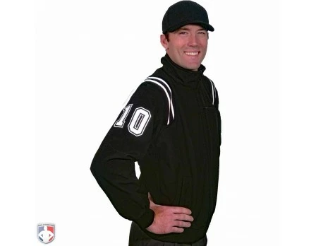 Smitty Umpire Smitty Major League Style Fleece Lined Umpire Jacket - Black And White 5 Smitty Umpire Smitty Major League Style Fleece Lined Umpire Jacket - Black And White - Image 3