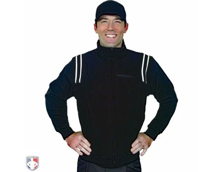 Smitty Umpire Smitty Major League Style Fleece Lined Umpire Jacket - Black And White 3 Smitty Umpire Smitty Major League Style Fleece Lined Umpire Jacket - Black And White