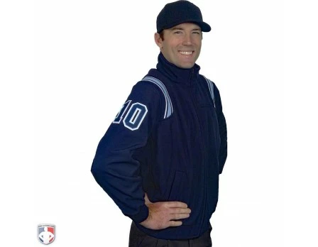 Smitty Umpire Smitty Major League Style Fleece Lined Umpire Jacket - Navy And Polo Blue 5 Smitty Umpire Smitty Major League Style Fleece Lined Umpire Jacket - Navy And Polo Blue - Image 3