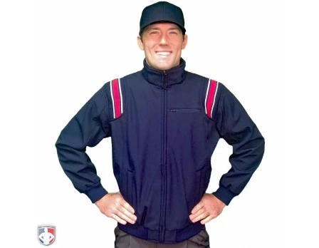 Smitty Umpire Smitty Major League Style Fleece Lined Umpire Jacket - Navy And Red 3 Smitty Umpire Smitty Major League Style Fleece Lined Umpire Jacket - Navy And Red