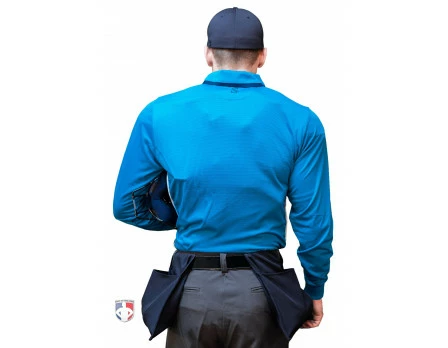 Smitty Umpire Smitty NCAA Softball Long Sleeve Body Flex Men's Umpire Shirt - Bright Blue 5 Smitty Umpire Smitty NCAA Softball Long Sleeve Body Flex Men's Umpire Shirt - Bright Blue - Image 3
