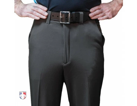 Smitty Umpire Smitty Performance Poly Spandex Charcoal Grey Flat Front Umpire Combo Pants With Expander Waistband 4 Smitty Umpire Smitty Performance Poly Spandex Charcoal Grey Flat Front Umpire Combo Pants With Expander Waistband - Image 2