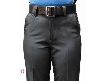 Smitty Umpire Smitty Women's Performance Poly Spandex Charcoal Grey Flat Front Plate Umpire Pants 3 Smitty Umpire Smitty Women's Performance Poly Spandex Charcoal Grey Flat Front Plate Umpire Pants