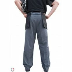 Smitty Umpire Smitty Performance Poly Spandex Charcoal Grey Plate Umpire Pants -Cheap Bats Store S392 SMITTY PERFORMANCE POLY SPANDEX CHARCOAL GREY PLATE UMPIRE PANTS BACK