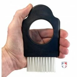 3-in-1 Softball Umpire Plate Brush Tool With Scraper -Cheap Bats Store SB2000 3 in 1 Softball Umpire Plate Brush Tool with Scraper in hand