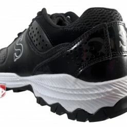 Smitty Umpire Smitty V2 Black & White Umpire / Referee Field Shoes -Cheap Bats Store SM FIELDv2 Smitty V2 Black White Umpire Referee Field Shoes angle heel wm