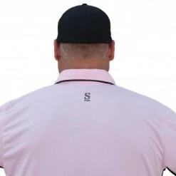 Smitty Umpire Smitty Major League Replica Umpire Shirt - Pink With Black 9 Smitty Umpire Smitty Major League Replica Umpire Shirt - Pink With Black -Cheap Bats Store SMITTY MAJOR LEAGUE REPLICA UMPIRE SHIRT PINK WITH BLACK BACK CLOSE UP