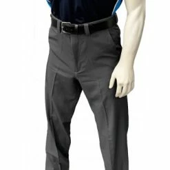 Smitty Umpire Smitty Performance Poly Spandex Charcoal Grey Flat Front Plate Umpire Pants -Cheap Bats Store Smitty Performance Poly Spandex Charcoal Grey Flat Front Umpire Pants 4