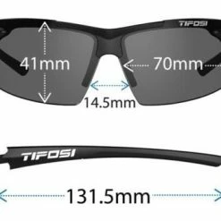 Tifosi Optics Tifosi Track Sunglasses - Gloss Black / Smoke -Cheap Bats Store TIF TRACK GB Tifosi Track Sunglasses Gloss Black Smoke Dimensions