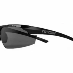 Tifosi Optics Tifosi Track Sunglasses - Gloss Black / Smoke -Cheap Bats Store TIF TRACK GB Tifosi Track Sunglasses Gloss Black Smoke Front Angled View