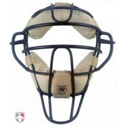 Team Wendy Umpire Mask Replacement Pads - Tan -Cheap Bats Store Team Wendy Tan in Black Frame Front 2