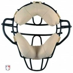Team Wendy Umpire Mask Replacement Pads - Tan -Cheap Bats Store Team Wendy Tan in Black Frame Inside 1