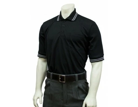 Smitty Umpire Smitty Pro Knit Umpire Shirt - Black 3 Smitty Umpire Smitty Pro Knit Umpire Shirt - Black