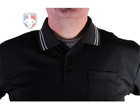 Smitty Umpire Smitty Pro Knit Umpire Shirt - Black 4 Smitty Umpire Smitty Pro Knit Umpire Shirt - Black - Image 2