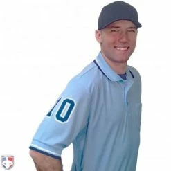 4" Navy On Powder Blue On White Precision-Cut Number -Cheap Bats Store U126 PB with N4 SUB NPBW