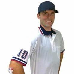 3" Navy On White On Red Precision-Cut Number -Cheap Bats Store U126WH with N3 SUB NWR 1