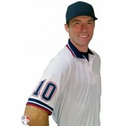 Smitty Umpire Smitty Pro Knit Umpire Shirt - White -Cheap Bats Store U126WH with N4 SUB NWR 1