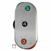 ALL-STAR Umpire Gear All-Star 3-Dial Steel Umpire Indicator - 4/3/3 Count -Cheap Bats Store UC2BC All Star 3 Dial Steel Umpire Indicator 4 3 3 Count Front