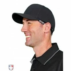 UMPLIFE Ice Cap -Cheap Bats Store ULF ICE CAP BK GY UMPLIFE Ice Cap Worn Front Angled with Cap Black and Charcoal Grey