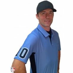 4" Black On Light Blue On White Precision-Cut Number 10 4" Black On Light Blue On White Precision-Cut Number -Cheap Bats Store UM03 CB BK with N4 SUB BPBW