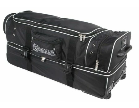 Diamond Umpire Gear Diamond Ultimate 33" Wheeled Umpire Equipment Bag With Telescopic Handle 3 Diamond Umpire Gear Diamond Ultimate 33" Wheeled Umpire Equipment Bag With Telescopic Handle