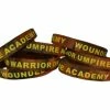 Wounded Warrior Umpire Academy Bracelet -Cheap Bats Store WWUA BAND BK BRN Wounded Warrior Umpire Academy Bracelet Black and Brown Default