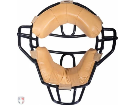 Wilson Umpire Gear Wilson Dyna-Lite Steel Umpire Mask With Doeskin 4 Wilson Umpire Gear Wilson Dyna-Lite Steel Umpire Mask With Doeskin - Image 2