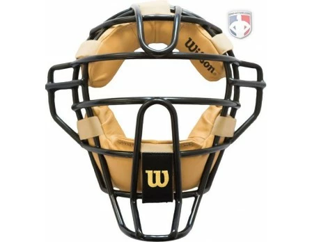 Wilson Umpire Gear Wilson Dyna-Lite Steel Umpire Mask With Doeskin 3 Wilson Umpire Gear Wilson Dyna-Lite Steel Umpire Mask With Doeskin