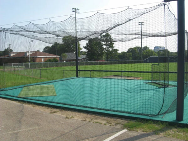 Square Batting Cage Net 12′ H X 55′ W X 55′ L (#36) 3 Square Batting Cage Net 12′ H X 55′ W X 55′ L (#36)