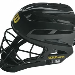 Wilson Umpire Gear Wilson MLB Pro Stock Steel Umpire Helmet -Cheap Bats Store wta5801bl pro stock umpire helmet steel bl ye vents